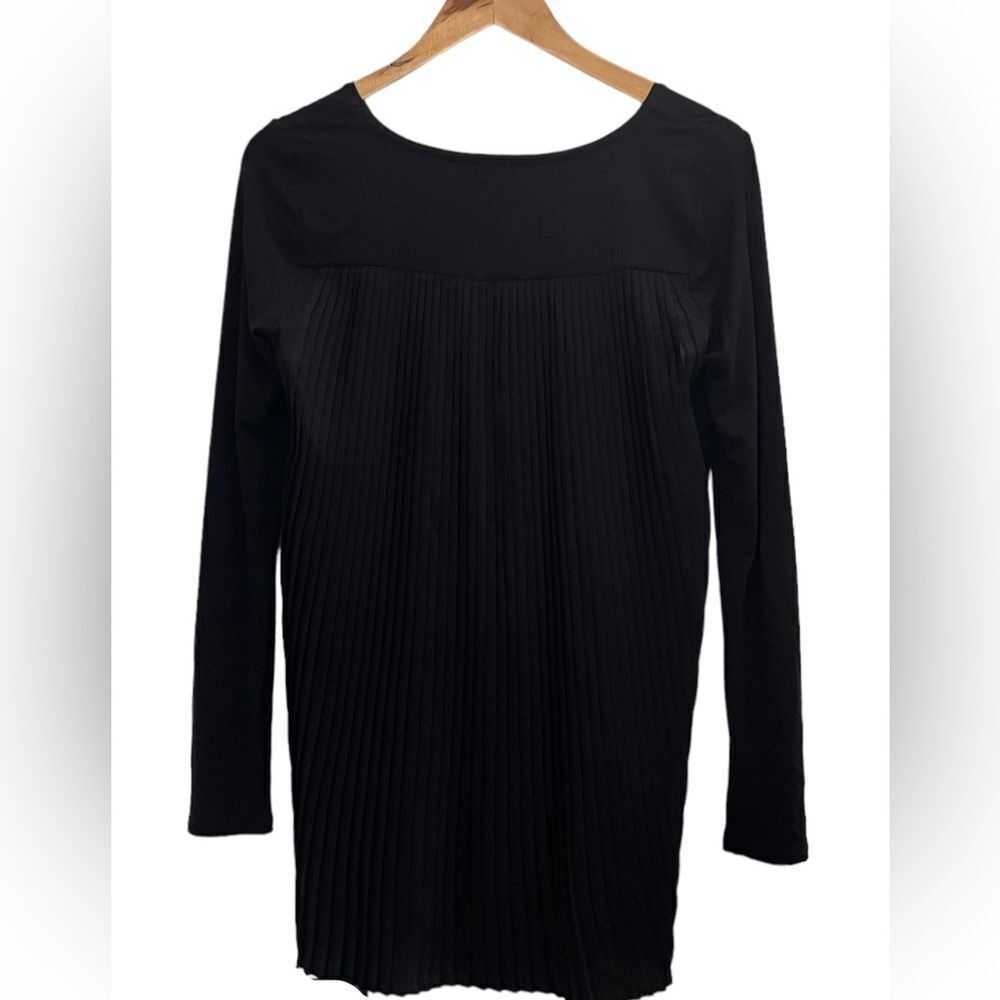 WHBM Pleated Chiffon Back Long Sleeve     - Picture 3 of 6